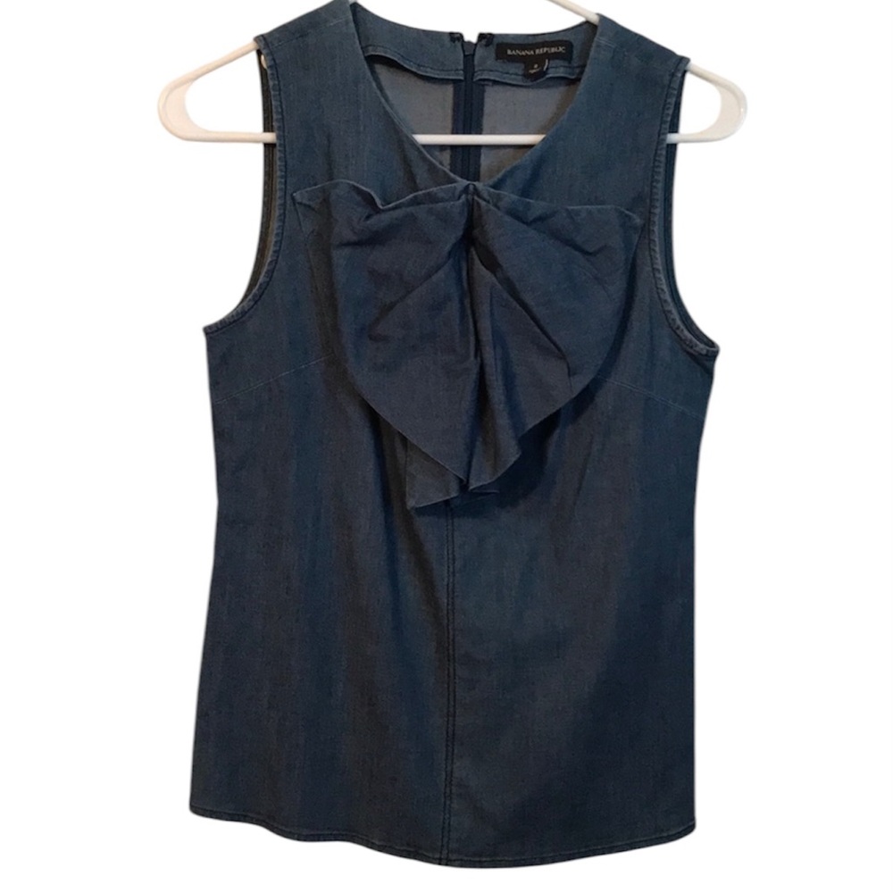 Banana Republic Stretchy Denim Top